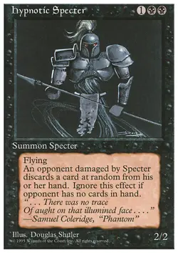 MTG HYPNOTIC SPECTER PLAYED - SPETTRO IPNOTICO - 4TH - MAGIC - EN - Image 1