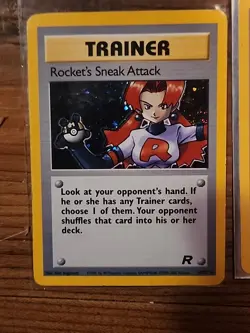 Lot of 2 2000 Wizards Pokemon TCG Rocket's Sneak Attack Team 16/82 & 72/82 - Image 2