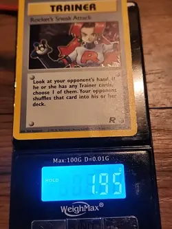 Lot of 2 2000 Wizards Pokemon TCG Rocket's Sneak Attack Team 16/82 & 72/82 - Image 3