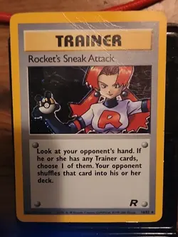 Lot of 2 2000 Wizards Pokemon TCG Rocket's Sneak Attack Team 16/82 & 72/82 - Image 5