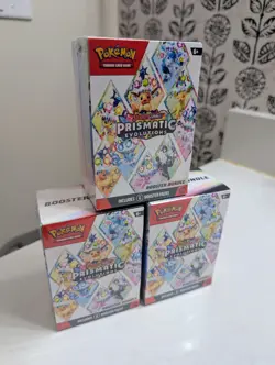 Prismatic Evolutions Booster Bundle 3x Sealed Pokemon TCG - Image 1