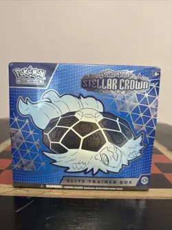 Pokemon TCG Scarlet & Violet STELLAR CROWN ETB Sealed - Image 1