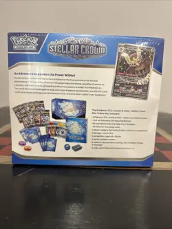 Pokemon TCG Scarlet & Violet STELLAR CROWN ETB Sealed - Image 3