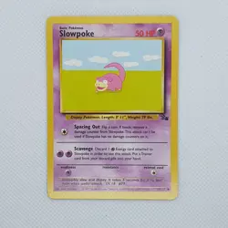 Pokemon TCG Slowpoke Fossil 55/62 Regular LP. - Image 1