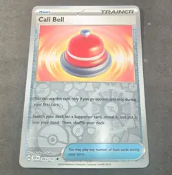 Pokemon Surging Sparks Call Bell Reverse Holo Trainer Card 165/191 NM - Image 1