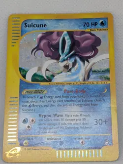 Suicune H25/H32 Aquapolis Holo Rare Legendary Pokemon TCG Nintendo e-reader LP - Image 3