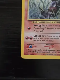 Pokemon Houndour Neo Discovery Holo 5/75 Played Condition - Image 3