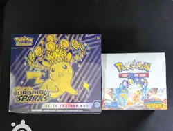 Pokemon Surging Sparks ETB And 36 Pack Booster Box Sealed - Image 1