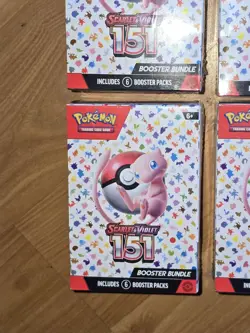 *LOT OF 4* Pokemon TCG Scarlet & Violet 151 Booster Bundle FACTORY SEALED 🔥 - Image 2