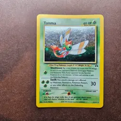 Yanma 17/75 Pokemon Neo Discovery Holo Rare Card - MP - Image 1