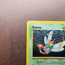 Yanma 17/75 Pokemon Neo Discovery Holo Rare Card - MP - Image 3