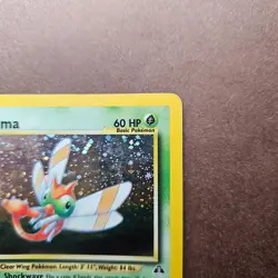 Yanma 17/75 Pokemon Neo Discovery Holo Rare Card - MP - Image 4