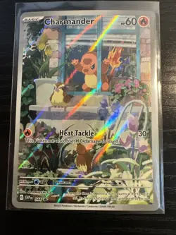 Pokemon TCG Charmander Obsidian Flames Promo #044 Illustration Rare - Image 1