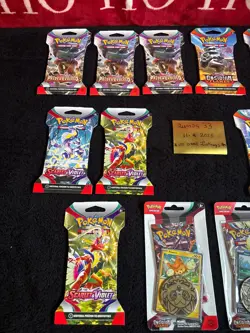 Large Sealed Pokemon Lot, mixed sets, blisters, check lane , boosters - Image 2