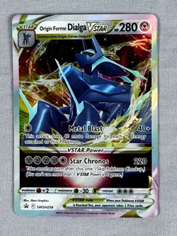 Origin Forme Dialga VSTAR - SWSH256 - Full Art Promo Near Mint Pokemon - Image 1
