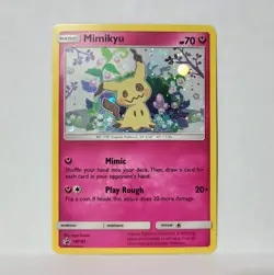 Pokemon Tcg - Mimikyu SM163 Black Star Promo - Holo Swirl - NM - Image 1