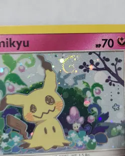 Pokemon Tcg - Mimikyu SM163 Black Star Promo - Holo Swirl - NM - Image 3