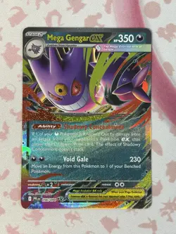 Pokemon TCG Mega Evolutions: Phantasmal Flames 056/094 - Mega Gengar Ex (NM) - Image 1