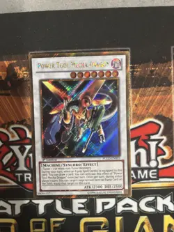 Yu-Gi-Oh! Power Tool Mecha Dragon X1 NM GOLD SECRET RARE 1st Ed NM - Image 1