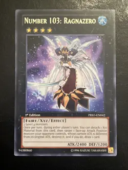 Yu-Gi-Oh TCG Number 103 Ragnazero PRIO EN042 NM - Image 1