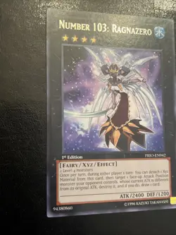 Yu-Gi-Oh TCG Number 103 Ragnazero PRIO EN042 NM - Image 2