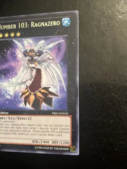 Yu-Gi-Oh TCG Number 103 Ragnazero PRIO EN042 NM - Image 3