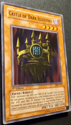 Yu-Gi-Oh! Castle of Dark Illusions MRD-073 1st Edition Vintage (2002) Near Mint - Image 2