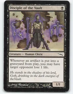 Disciple of the Vault #62 Magic the Gathering Card - Image 1