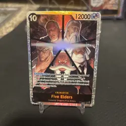 Five Elders OP13-082 SRCarrying on His Will - ONE PIECE Card Game English - Image 1