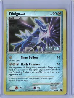 Pokemon Card Vintage Dialga Platinum Stamped Reverse Holo 16/106 LP - Image 1