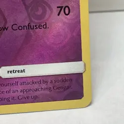 Gengar Reverse Holo Rare 38/111 Crimson Invasion NM 2017 Pokemon TCG Card NM - Image 3