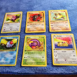 6 First Edition 1999 Wizards Pokemon Vintage Pocket Monsters Cards - Image 5
