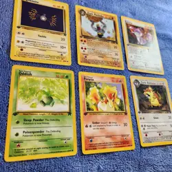 6 First Edition 1999 - 2000 Wizards Pokemon Vintage Pocket Monsters Cards - Image 4