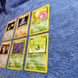 6 First Edition 1999 - 2000 Wizards Pokemon Vintage Pocket Monsters Cards - Image 3