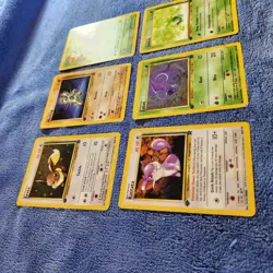 6 First Edition 1999 - 2000 Wizards Pokemon Vintage Pocket Monsters Cards - Image 4