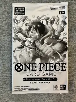 One Piece Card Game Tournament Pack Vol. 5 - English SEALED One Piece TCG Promo - Image 1