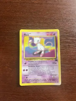 Mew #8 Black Star Promo Pokemon Card 1999 - 2000 Non Holo - Image 1