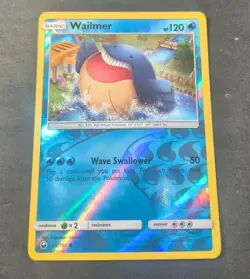 Pokemon Celestial Storm Wailmer Reverse Holo Common Card 39/168 LP - Image 1