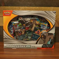 Mabosstiff EX Box New Factory Sealed Pokemon Cards - Image 1