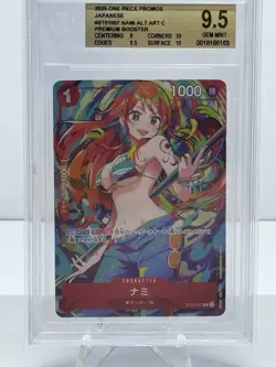 Beckett 9.5 Nami ST01-007 C Storage Box Set Promo Japanese ONE PIECE Card Game - Image 1