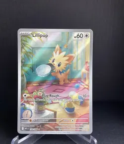 ✨Lillipup 154/086 Sv: White Flare Holo NM Pokemon Card✨ - Image 1