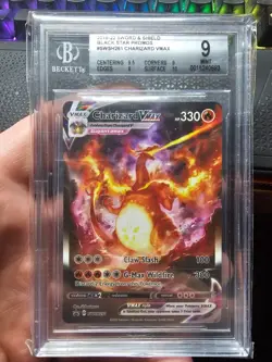 Charizard VMAX SWSH261 SWSH: Sword & Shield Promo Cards Holo BGS 9 MINT Low Pop - Image 1