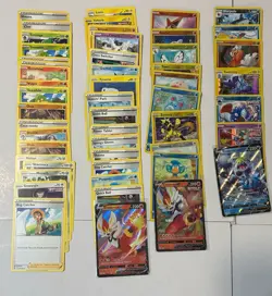 Pokemon Card Lot Of 51 - Holos &V Cards Included! - Image 1