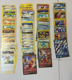 Pokemon Card Lot Of 51 - Holos &V Cards Included! - Image 2