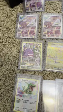 Pokemon Binder Collection Rare Cards Ex Full Art PSA Graded Holos Gengar More - Image 2