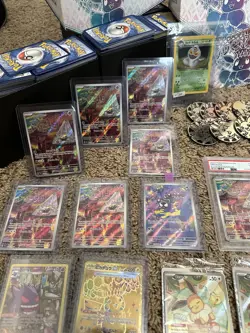 Pokemon Binder Collection Rare Cards Ex Full Art PSA Graded Holos Gengar More - Image 3