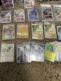 Pokemon Binder Collection Rare Cards Ex Full Art PSA Graded Holos Gengar More - Image 5