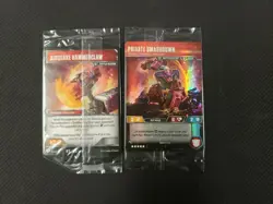 Transformers CCG Promo card - Private Smashdown / Airquake Hammerclaw sealed - Image 1