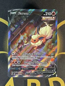 Flareon V - SWSH179 - Sword & Shield Promo - English Pokemon Card - Image 1