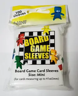 NEW - Arcane Tinmen 100 Board Game Card Sleeves 41 x 63mm - Mini - AT-10405 - Image 1